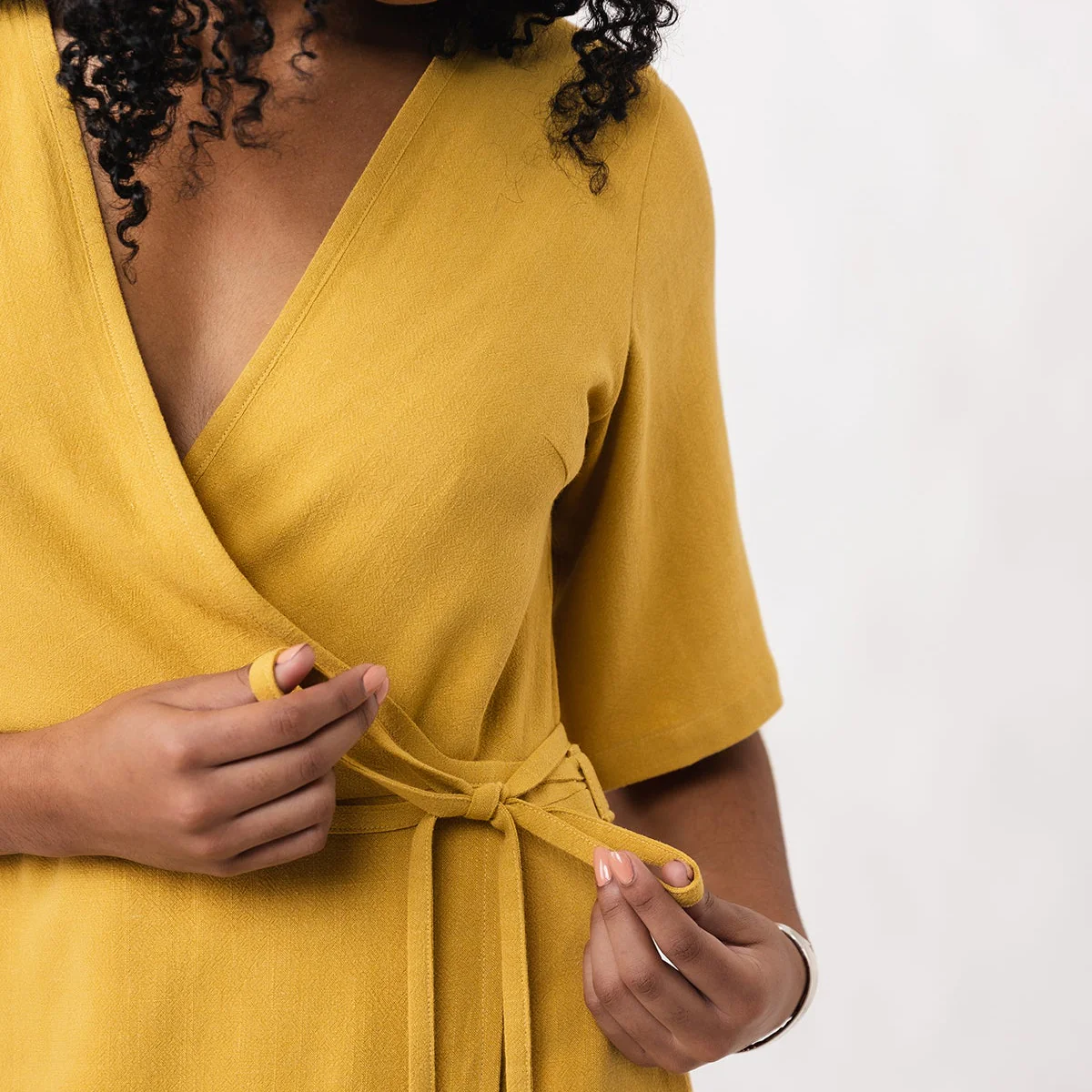 AARIA Mini Wrap Dress Pattern - PDF DOWNLOAD - Image 3