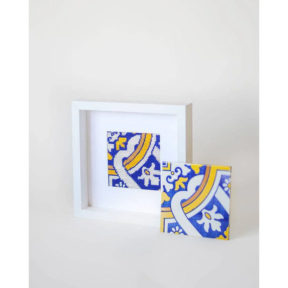 Portuguese Tiles Needlepoint Kit - Cedofeita - Image 3