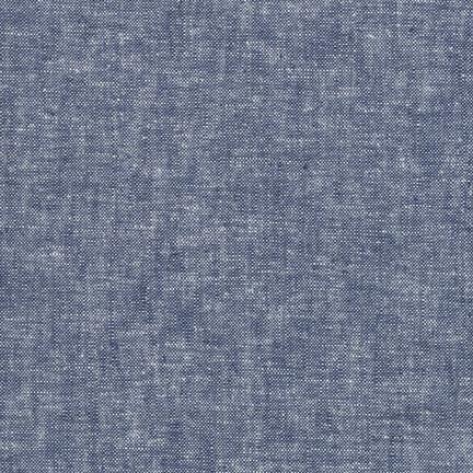 REMNANT: Essex Yarn Dyed Solids, 1452-Denim 30% OFF 1.44 YDS